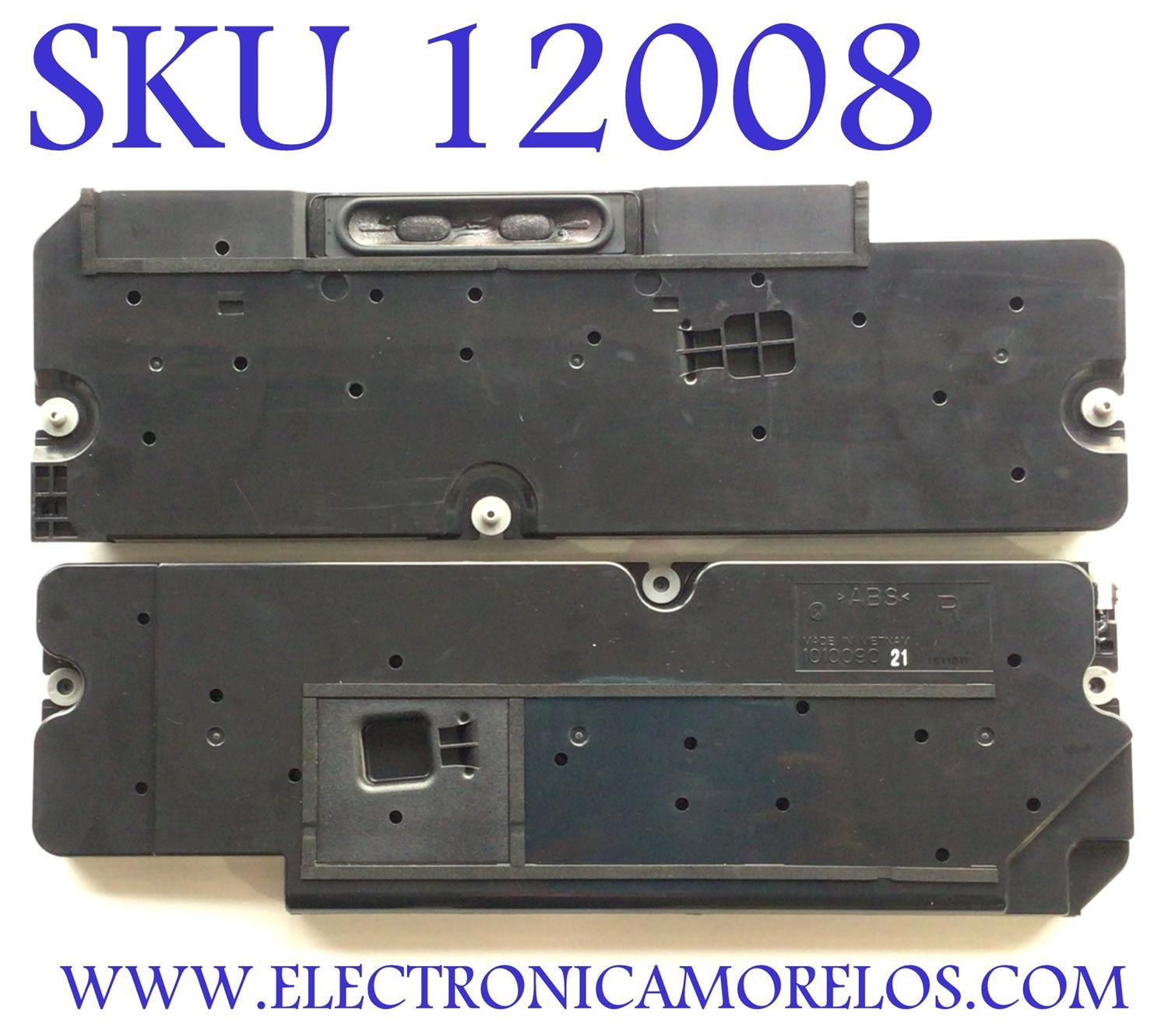 KIT DE BOCINAS PARA TV SONY ( 2 PZ ) NUMERO DE PARTE 1010090 11 (L) / 1010090 21 (R) / VBX1D11 / VBX1N23 / PANEL YDBO085DAU02 / MODELO XR-85X95J  / XR85X95J